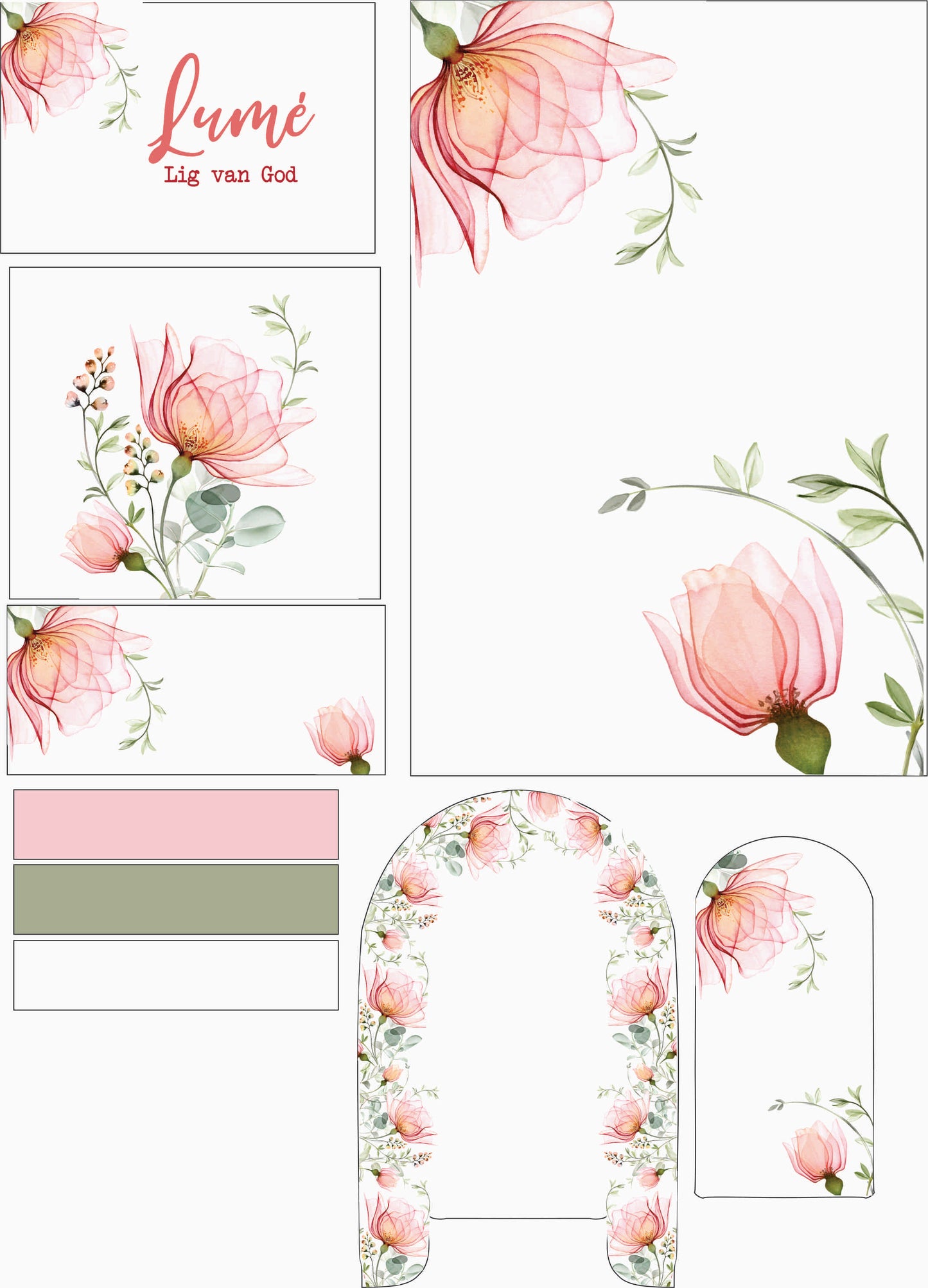 Water colour flower