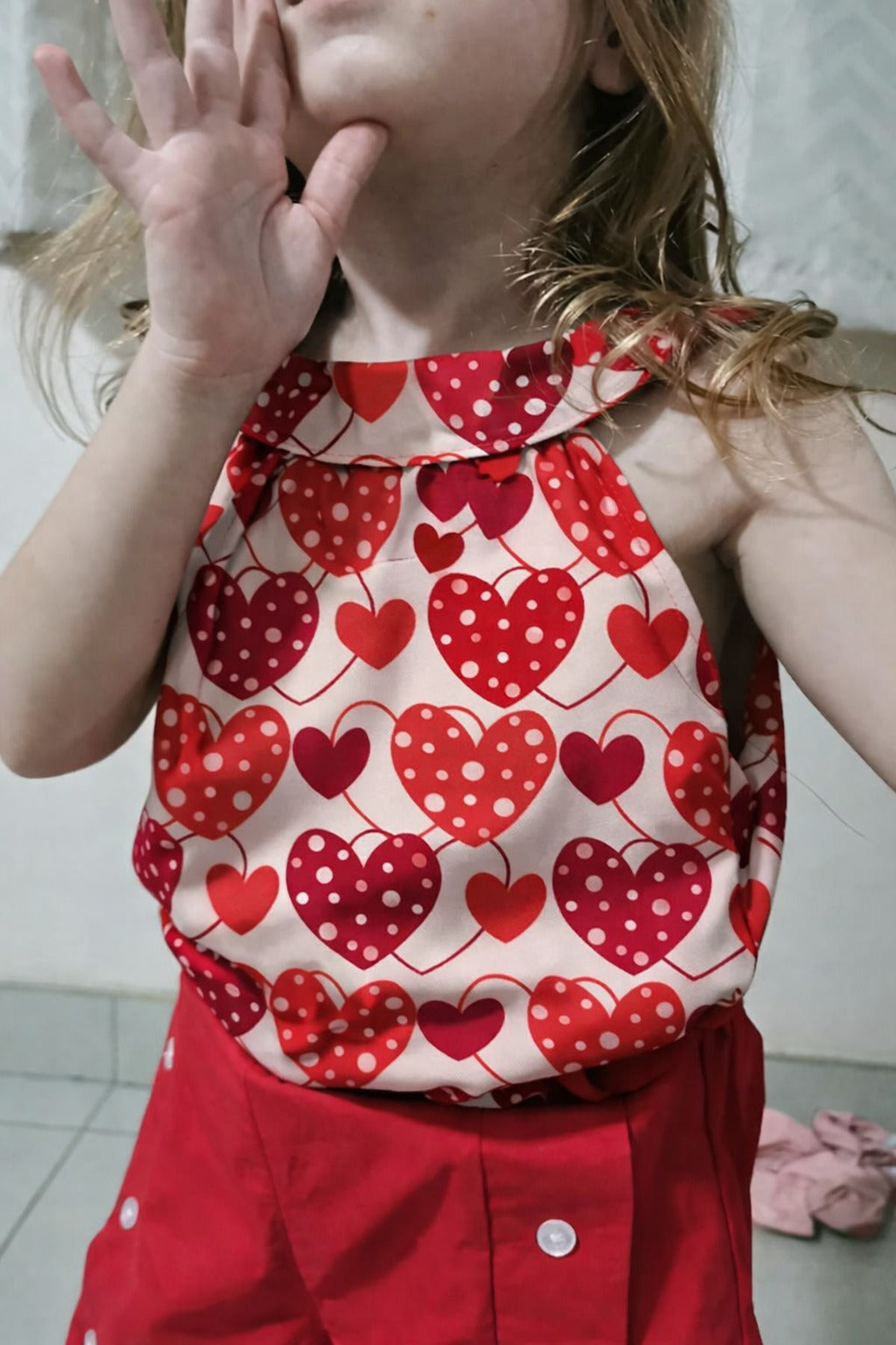 Girls Red Set