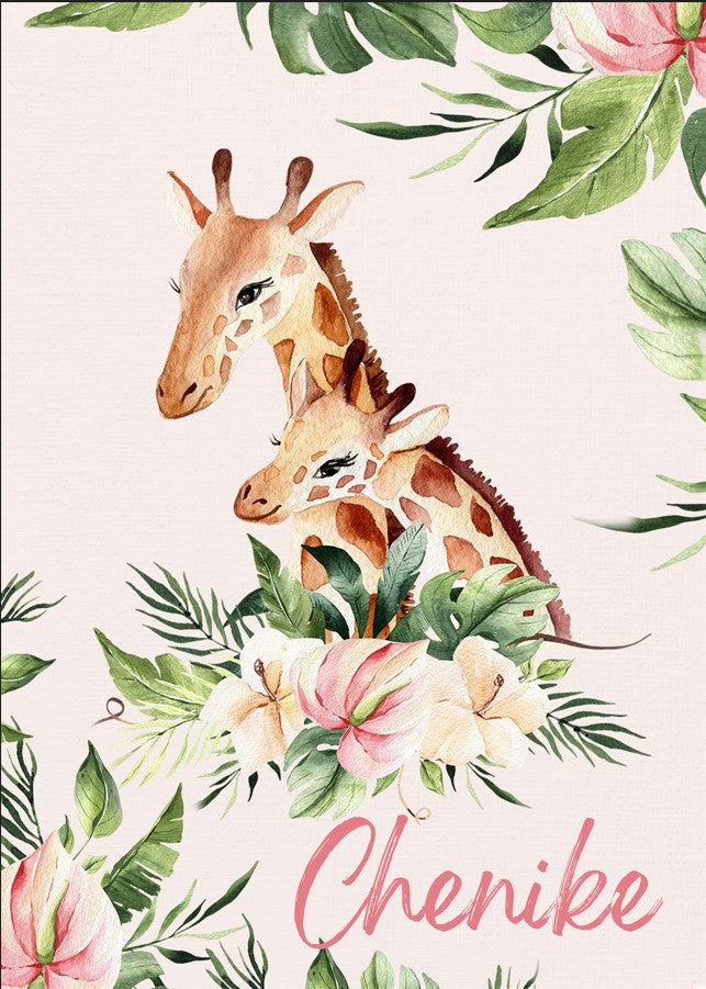 Giraffe 2 blanket