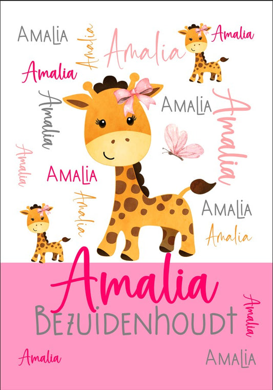 Giraffe Amalia blanket