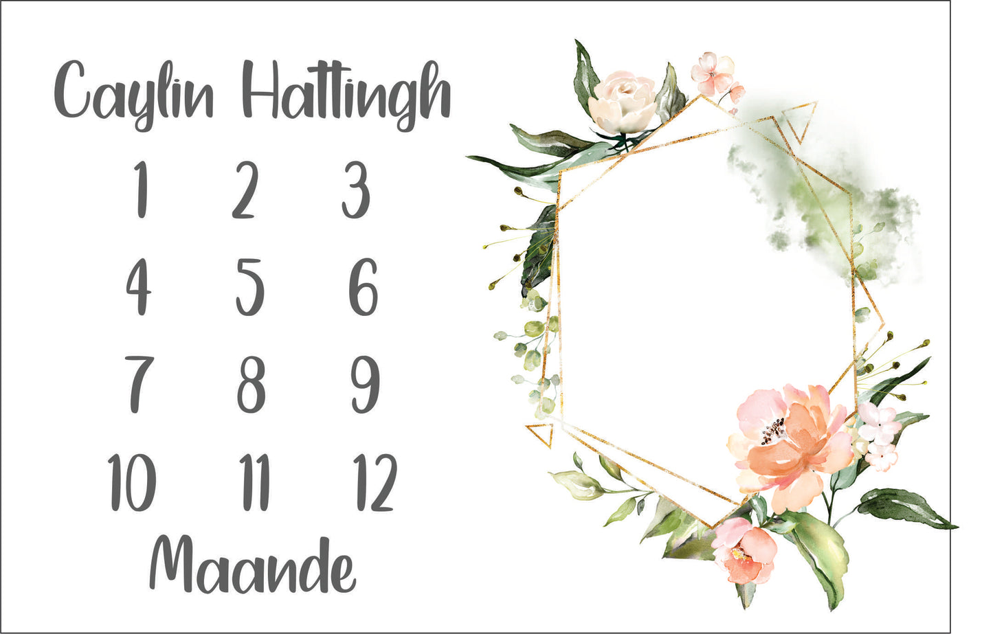 Sunny Flower Milestone