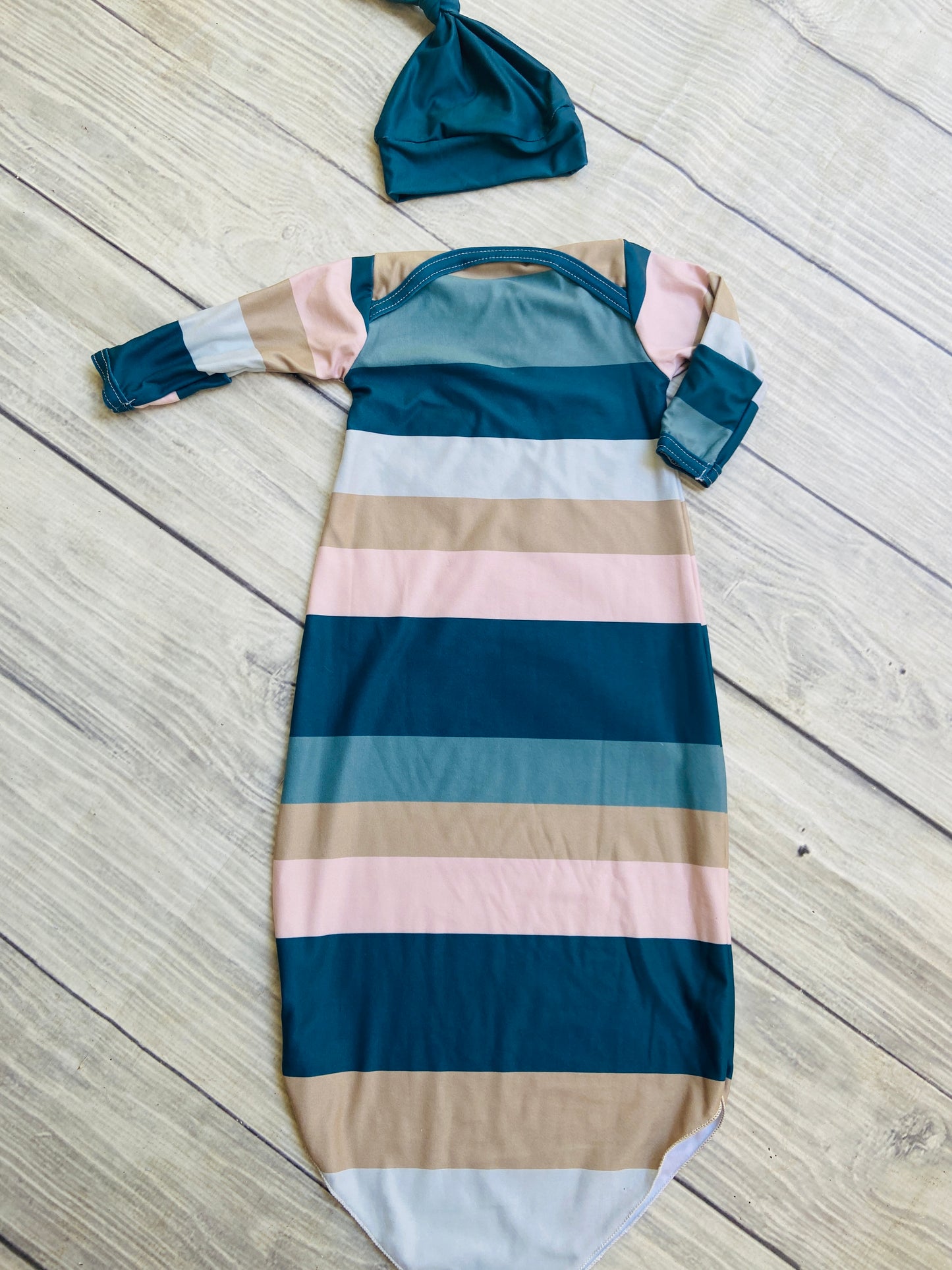 Ombre knotted gown
