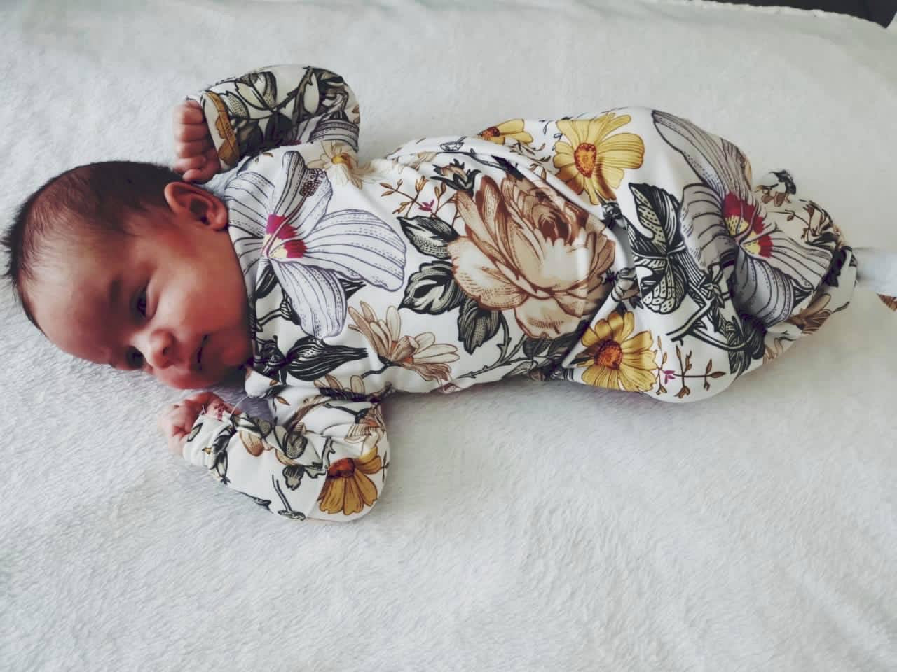 Vintage floral gown