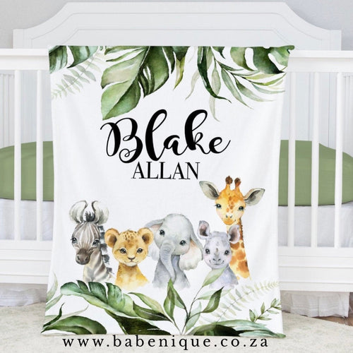 Boy Safari Blanket