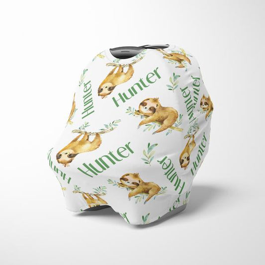 Sloth Car seat cover