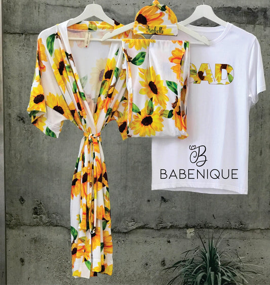 SunFlower Maternity Robe