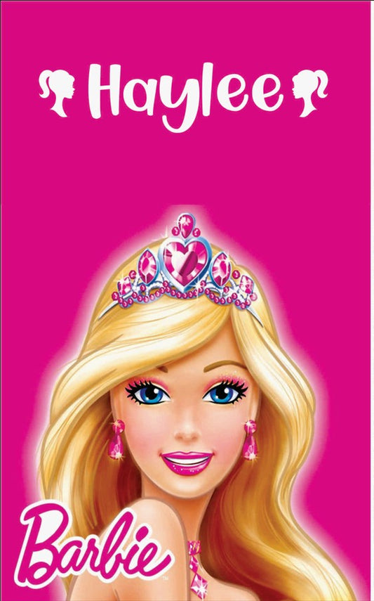 Barbie towel