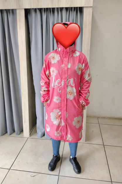 Custom/Printed winter raincoat