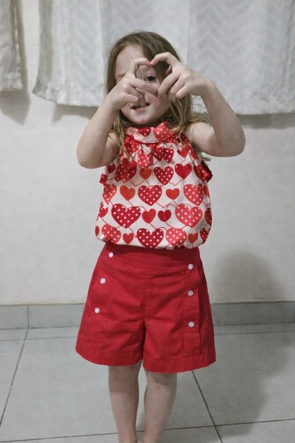 Girls Red Set