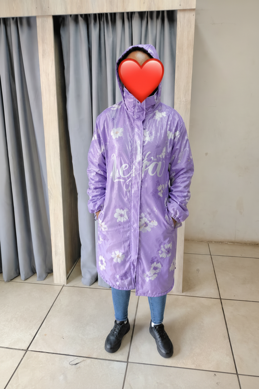 Custom/Printed winter raincoat