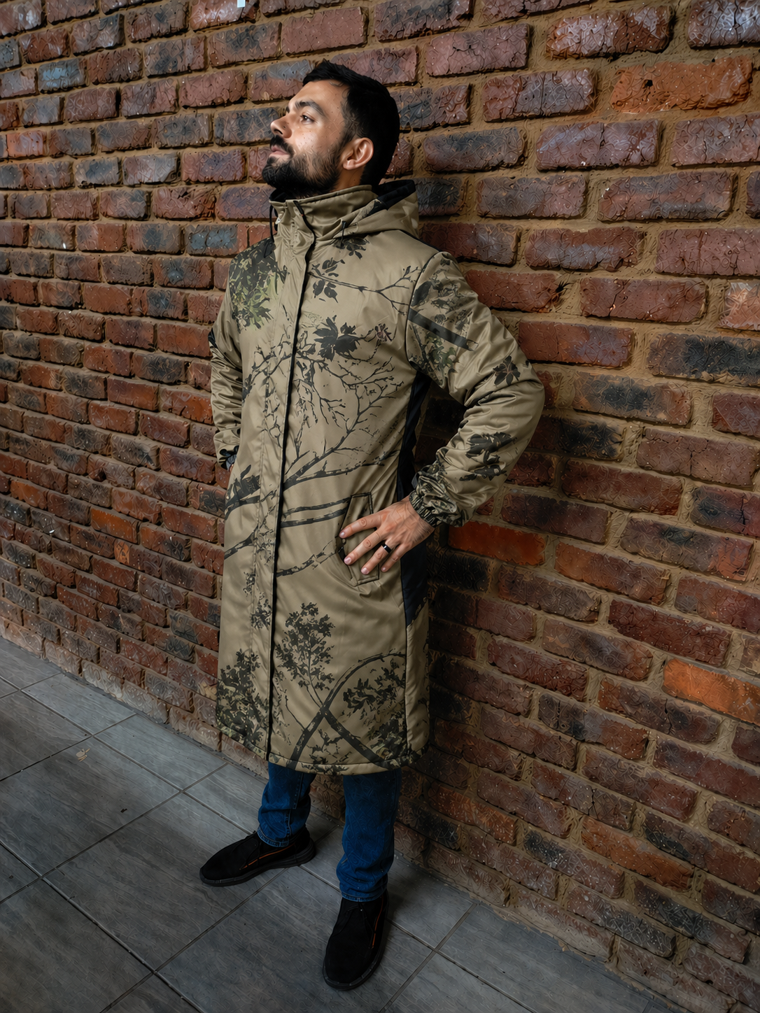 Custom/Printed winter raincoat