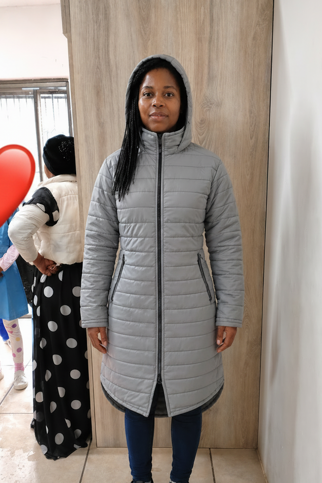 Long puffer jacket