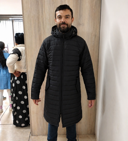 Long puffer jacket