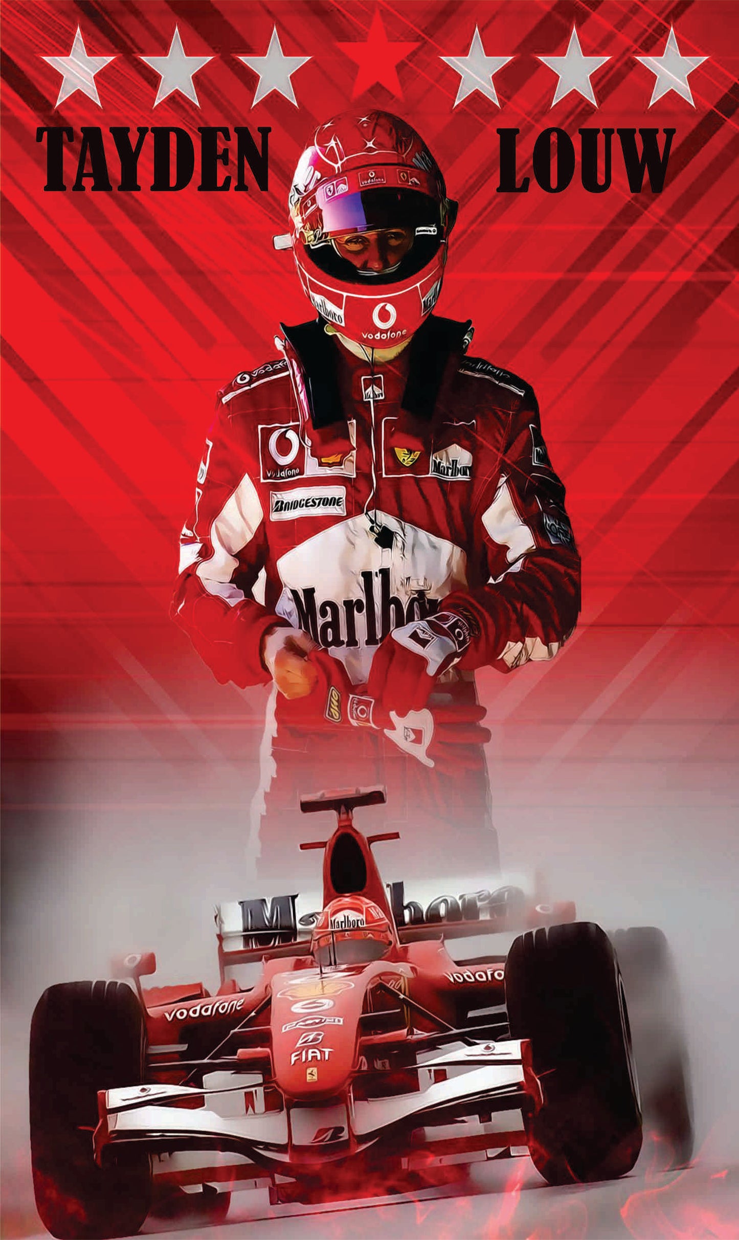 Racecar towel