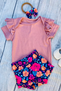 Molly floral Bummy set