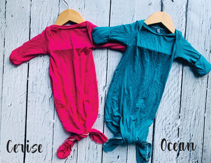 Plain Coloured Knotted gowns