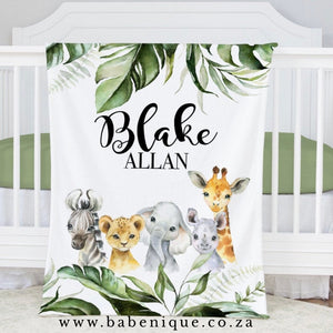 Boy Safari Blanket