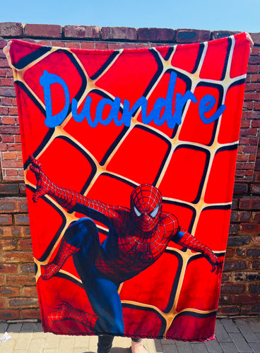 Spiderman blanket