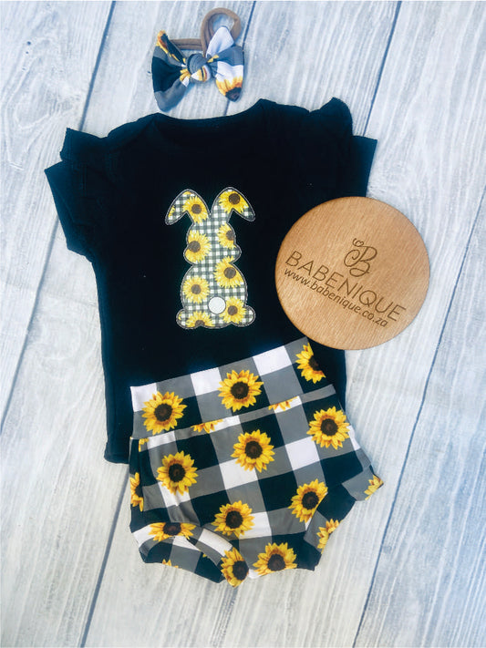 Sunflower Easter outfit